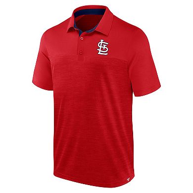 Men's Fanatics Red St. Louis Cardinals Base Thief Polo