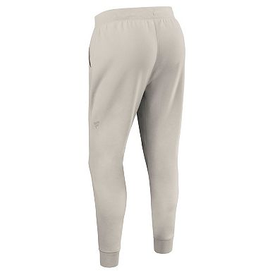 Men's Fanatics Cream Montreal Canadiens Authentic Pro Road Fleece Sweatpants