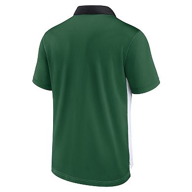 Men's Nike White/Green New York Jets Rewind Pique Polo