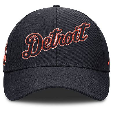 Men's Nike Navy Detroit Tigers Rise Gaberdine Adjustable Hat