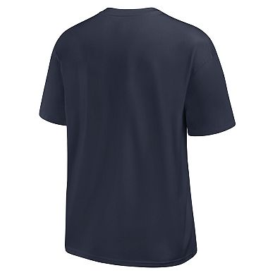Men's Nike Navy Houston Texans Rewind Heavy Max 90 Pocket T-Shirt