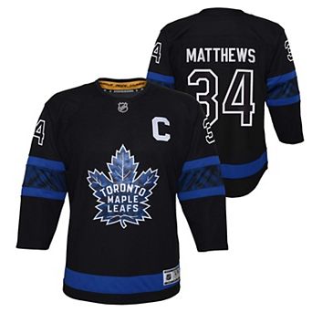 Toddler Auston Matthews Black Toronto Maple Leafs Replica Player Jersey