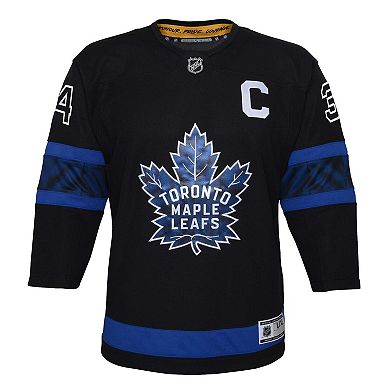 Toddler Auston Matthews Black Toronto Maple Leafs Replica Player Jersey