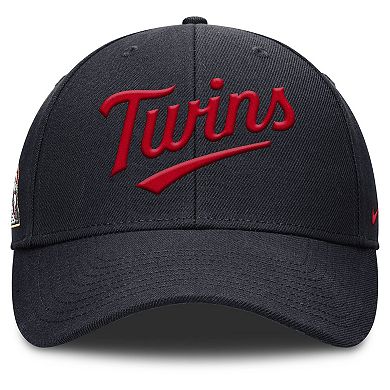 Men's Nike Navy Minnesota Twins Rise Gaberdine Adjustable Hat
