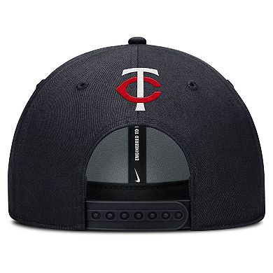 Men's Nike Navy Minnesota Twins Rise Gaberdine Adjustable Hat