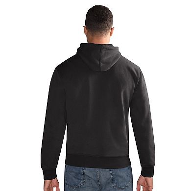 Men's Starter Black Atlanta Falcons Vintage Pullover Hoodie