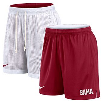 Men's Nike White/Crimson Alabama Crimson Tide Primetime Reversible Performance Shorts