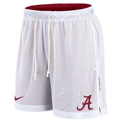 Men's Nike White/Crimson Alabama Crimson Tide Primetime Reversible Performance Shorts