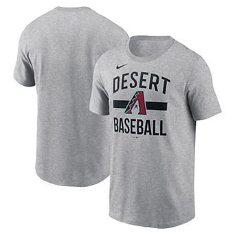 Men's Nike Heather Gray Arizona Diamondbacks Arched T-Shirt