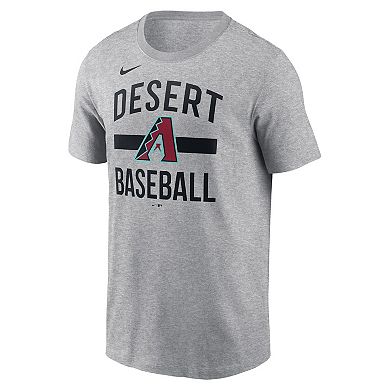 Men's Nike Heather Gray Arizona Diamondbacks Arched T-Shirt