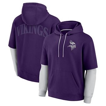 Unisex Fanatics Purple Minnesota Vikings Sleek Elements Pullover Hoodie