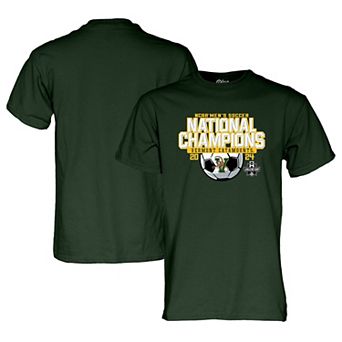 Men's Blue 84 Green Vermont Catamounts 2024 NCAA Men's Soccer National Champions T-Shirt