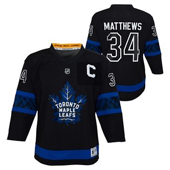 Preschool Auston Matthews Black Toronto Maple Leafs Replica Player Jersey