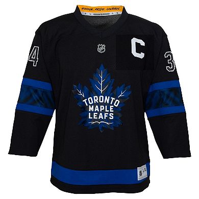 Preschool Auston Matthews Black Toronto Maple Leafs Replica Player Jersey