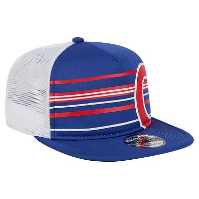 Men's New Era Royal Chicago Cubs 9FIFTY A-Frame Trucker Snapback Hat