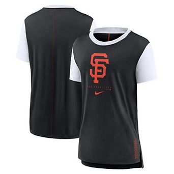 Women's Nike Black San Francisco Giants Local Touch Fashion Top