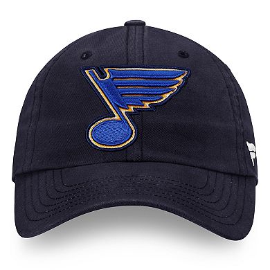 Men's Fanatics Navy St. Louis Blues Core Fundamental Adjustable Hat