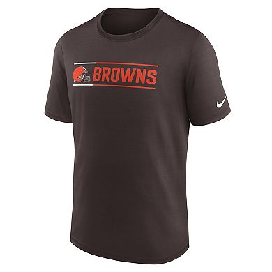 Men's Nike Brown Cleveland Browns Exceed Performance T-Shirt