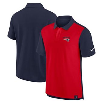 Men's Nike Navy/Red New England Patriots Blitz Pique Polo