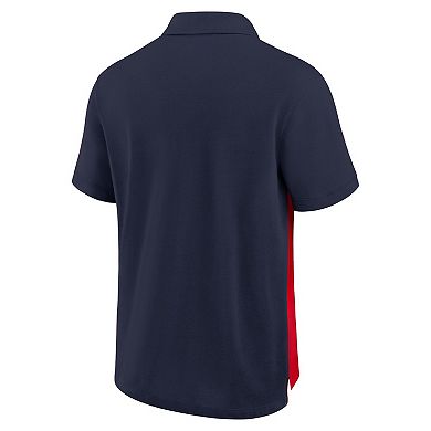 Men's Nike Navy/Red New England Patriots Blitz Pique Polo
