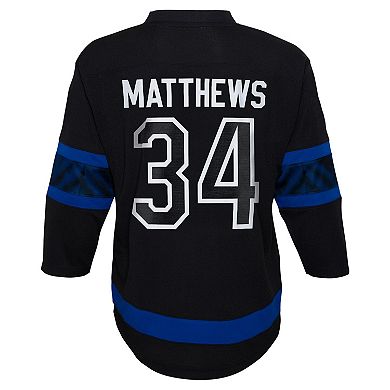 Youth Auston Matthews Black Toronto Maple Leafs Alternate Replica Player Jersey