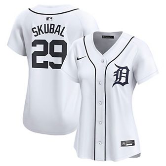 Women's Nike Tarik Skubal White Detroit Tigers Limited Player Jersey