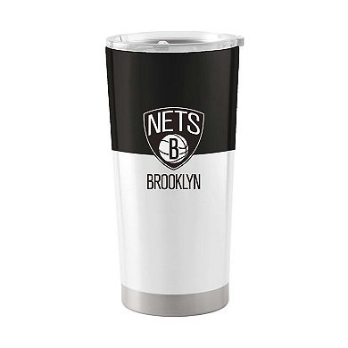 Brooklyn Nets 20oz. Colorblock Stainless Steel Tumbler