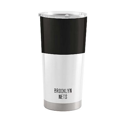 Brooklyn Nets 20oz. Colorblock Stainless Steel Tumbler
