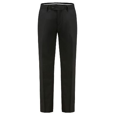 Men's 3-Piece Peak Lapel Velvet Trim Tuxedo with Subtle Sheen