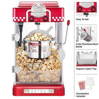2.5oz Countertop Movie Theater Popcorn Machine by Great Northern Popcorn