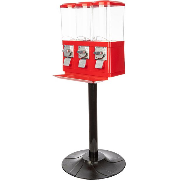 Triple Vending Gumball Machine with Stand by Great Northern Popcorn