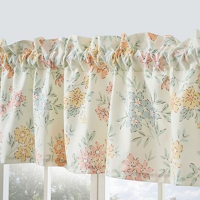 Chloe Light Filtering Semi Sheer 3" Rod Pocket Window Valance