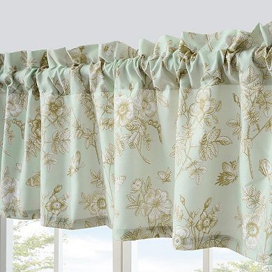 Olivia Light Filtering Semi Sheer 3" Rod Pocket Window Valance