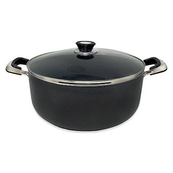 Alpine Cuisine 18-qt Non-stick Stock Pot With Tempered Glass Lid And Carrying Handles