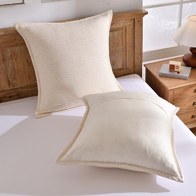 Cotton Clipped Jacquard Floral Comforter 5 Piece Set