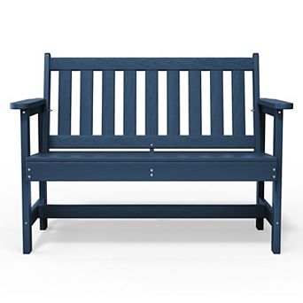 Outdoor 2-Person Garden Bench 42.92 in W x 35.83 in H
