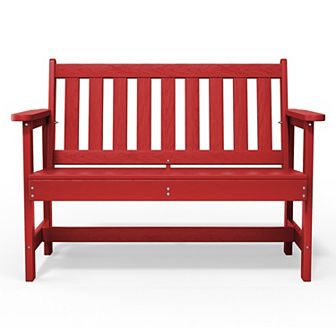 Outdoor 2-Person Garden Bench 42.92 in W x 35.83 in H