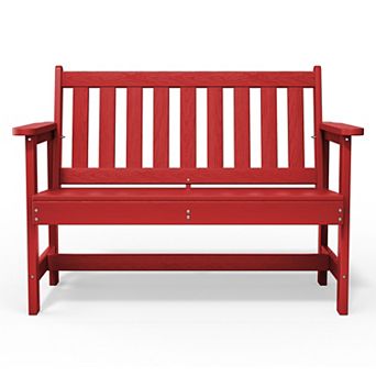 Outdoor 2-Person Garden Bench 42.92 in W x 35.83 in H