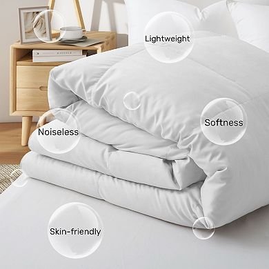 Unikome Luxury Hotel Collection Goose Feather Down Comforter Ultra-Soft Noiseless Comforter