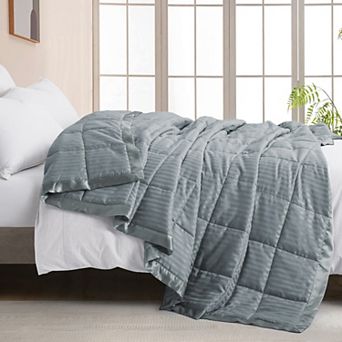 Unikome Hotel Collection Lightweight Down Alternative Blanket with Satin Trim All Season Design