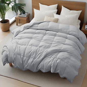Unikome Luxury Hotel Collection Goose Feather Down Comforter Ultra-Soft Noiseless Comforter