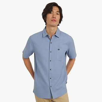 Men's Quiksilver Short Sleeve Woven Button-Down Shirt