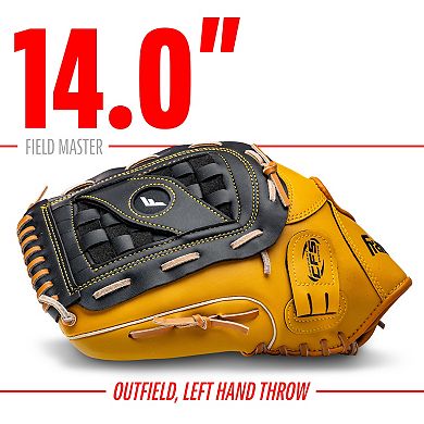 Franklin Sports Fieldmaster Series 14-inch Left-Handed Baseball Glove