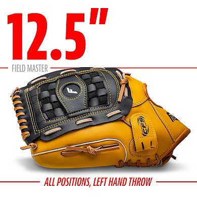 Franklin Sports Fieldmaster Series 12.5-inch Left-Handed Baseball Glove