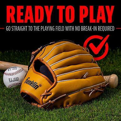 Franklin Sports Fieldmaster Series 12.5-inch Left-Handed Baseball Glove