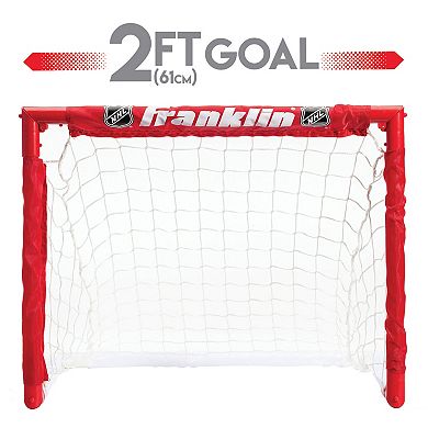 Franklin Sports NHL Hockey 2-in-1 Goal Set