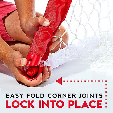 Franklin Sports NHL Hockey 2-in-1 Goal Set