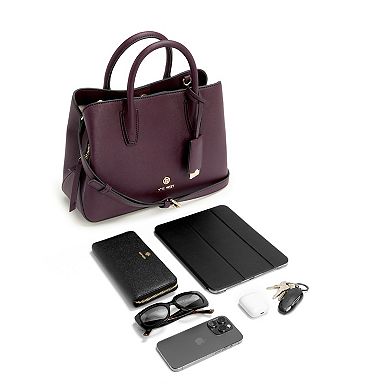 Nine West Lakelyn Triple Compartment Satchel Bag