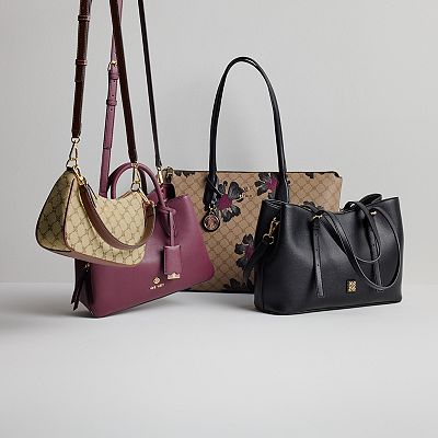Nine West Lakelyn Triple Compartment Satchel Bag