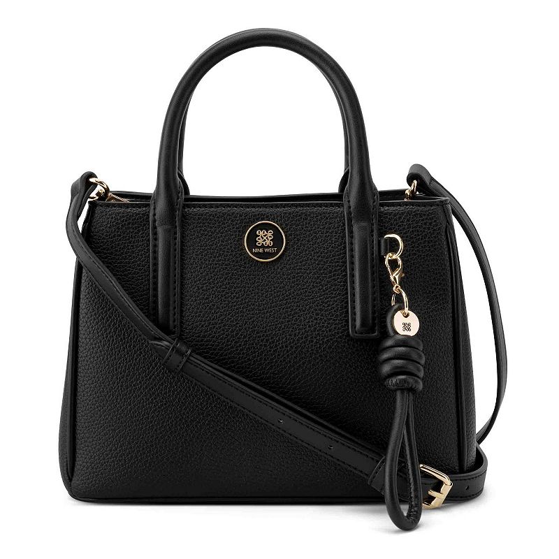 Nine West Harland Mini Satchel Crossbody Bag, Black
